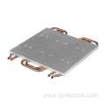 Copper tubed cold plate in refrigeration system